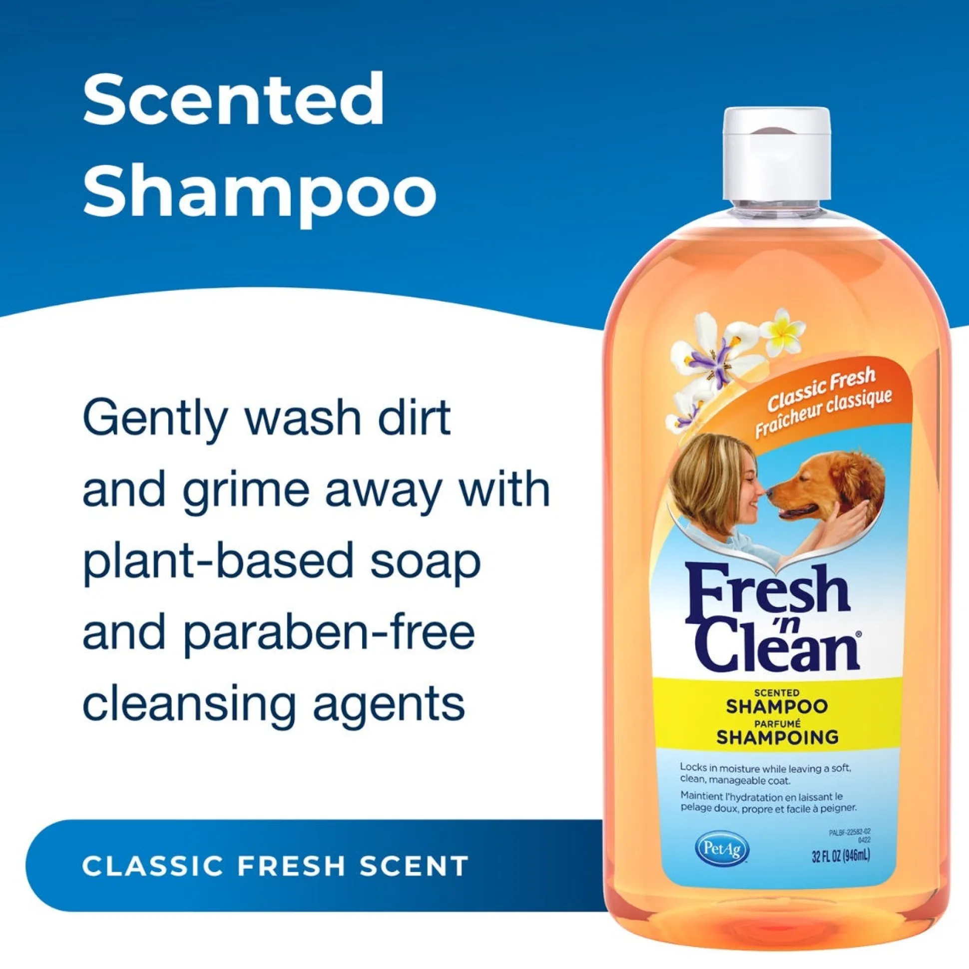 Fresh 'n Clean Scented Dog Grooming Shampoo 32oz