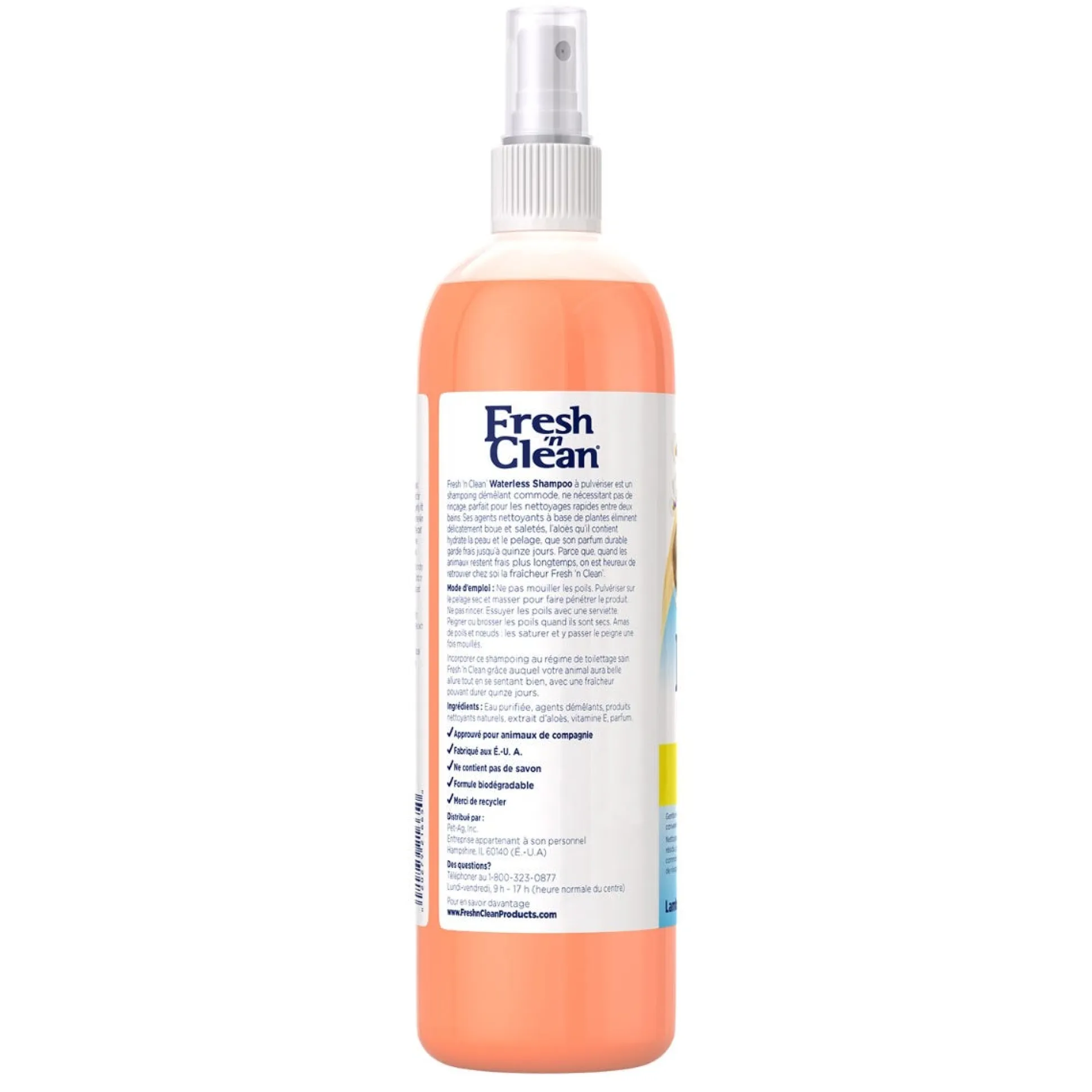 Fresh 'n Clean Waterless Classic Fresh Scent Dog Grooming Shampoo 12oz