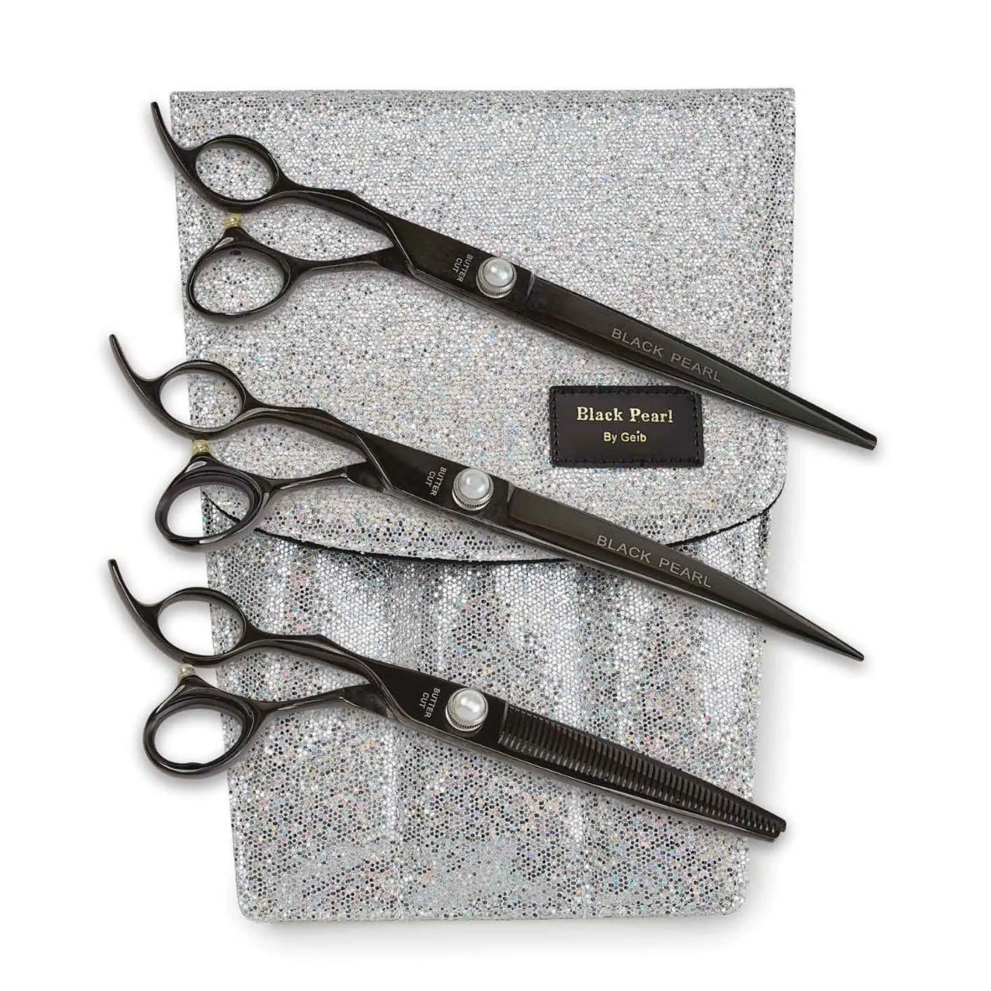 Geib Black Pearl 8.5" 3-Piece Lefty Shear Kits