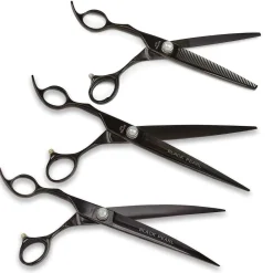 Geib Black Pearl 8.5" 3-Piece Lefty Shear Kits