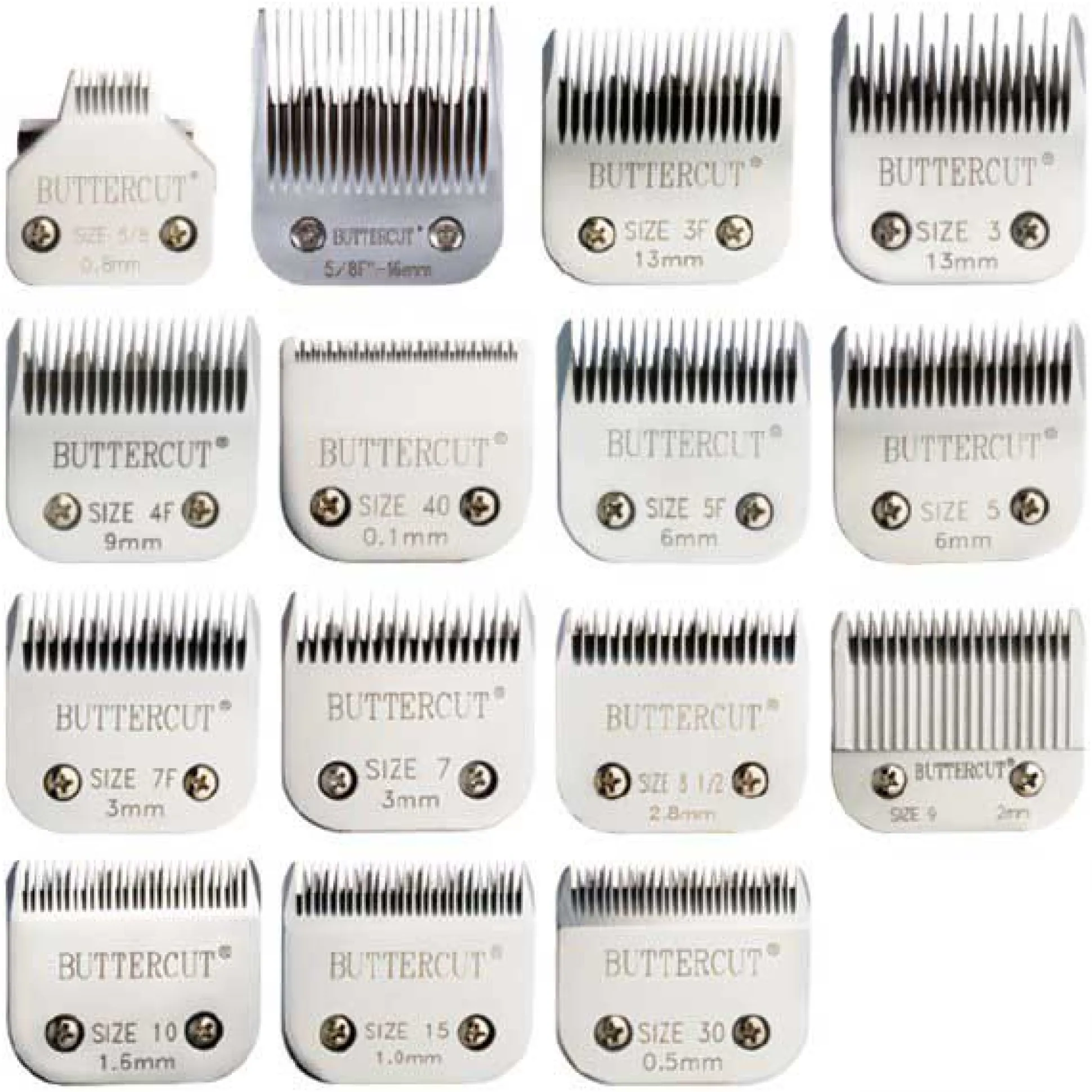 Geib Stainless Steel Buttercut Blades