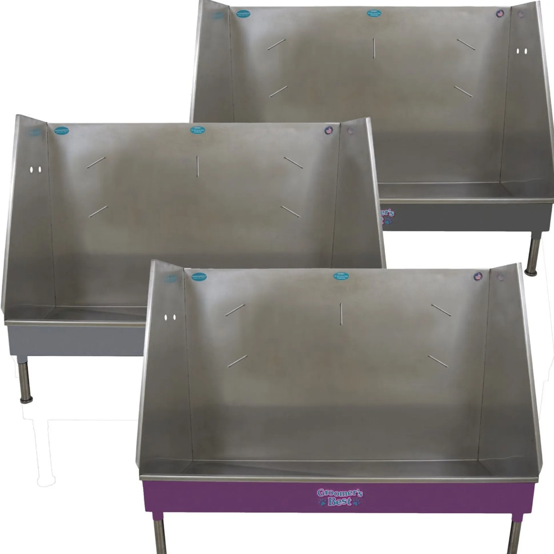 Groomer's Best Walk In Dog Grooming Tub 58In