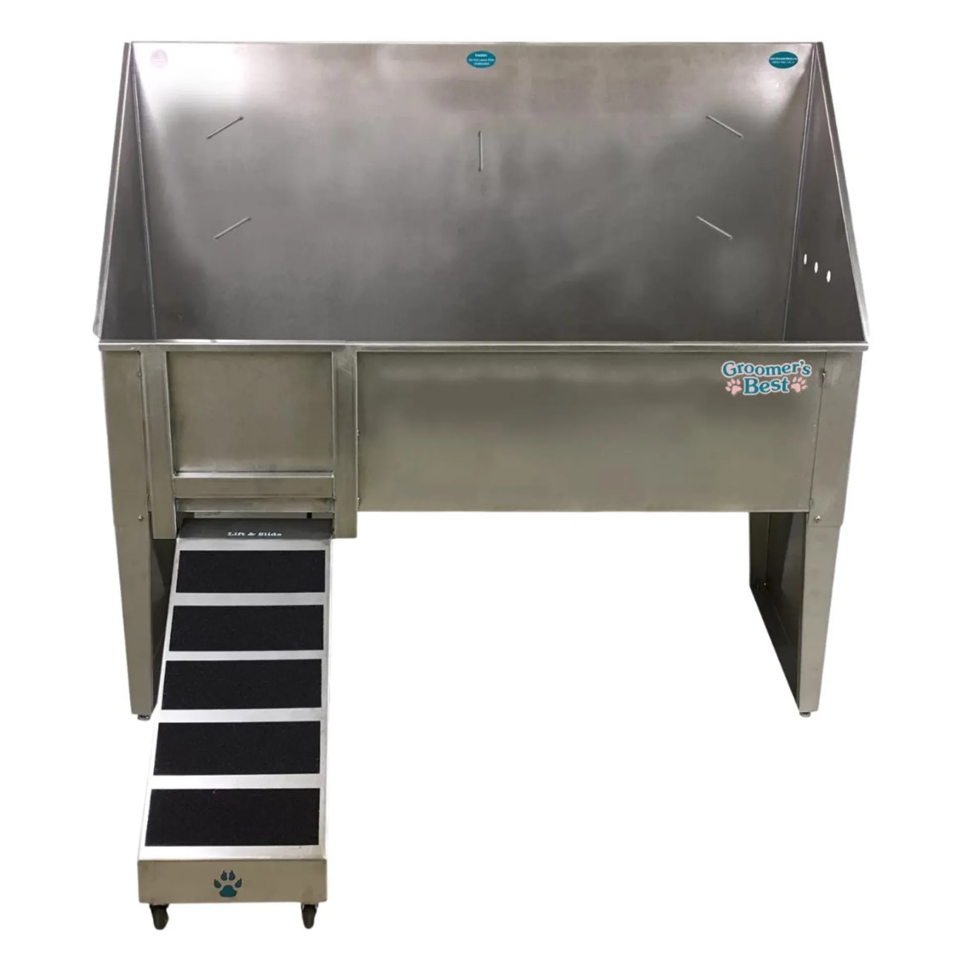 Groomer's Best Walk-Through Stainless Steel Dog Grooming Tubs