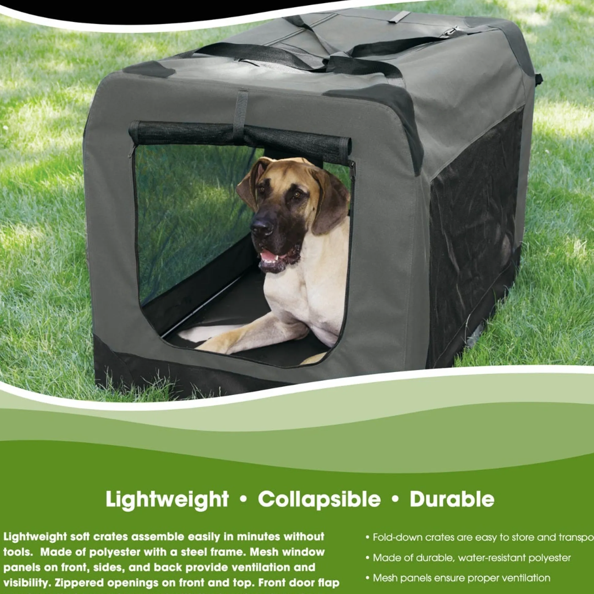 Guardian Gear Soft-Sided Collapsible Dog Crates