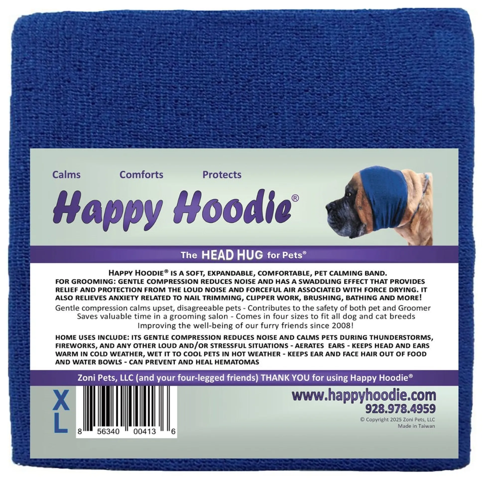 Happy Hoodie XL Navy Blue