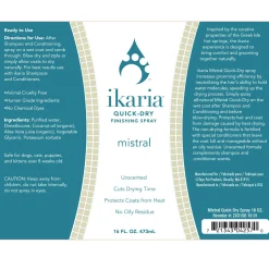 ikaria Dog Grooming Mistral Quick Dry Finishing Spray