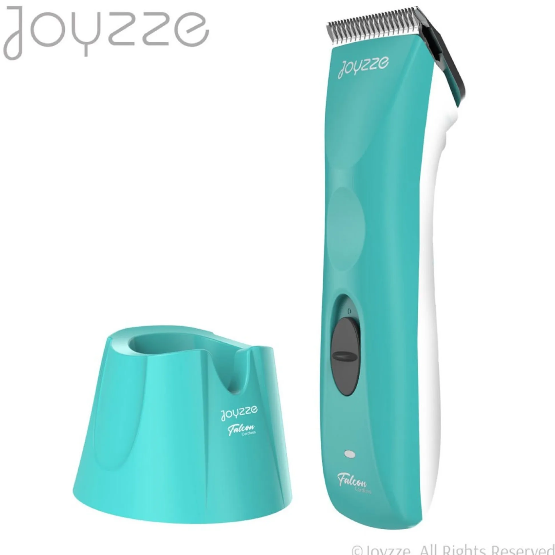 Joyzze Teal Falcon 2-Speed Cordless Dog Hair Clippers