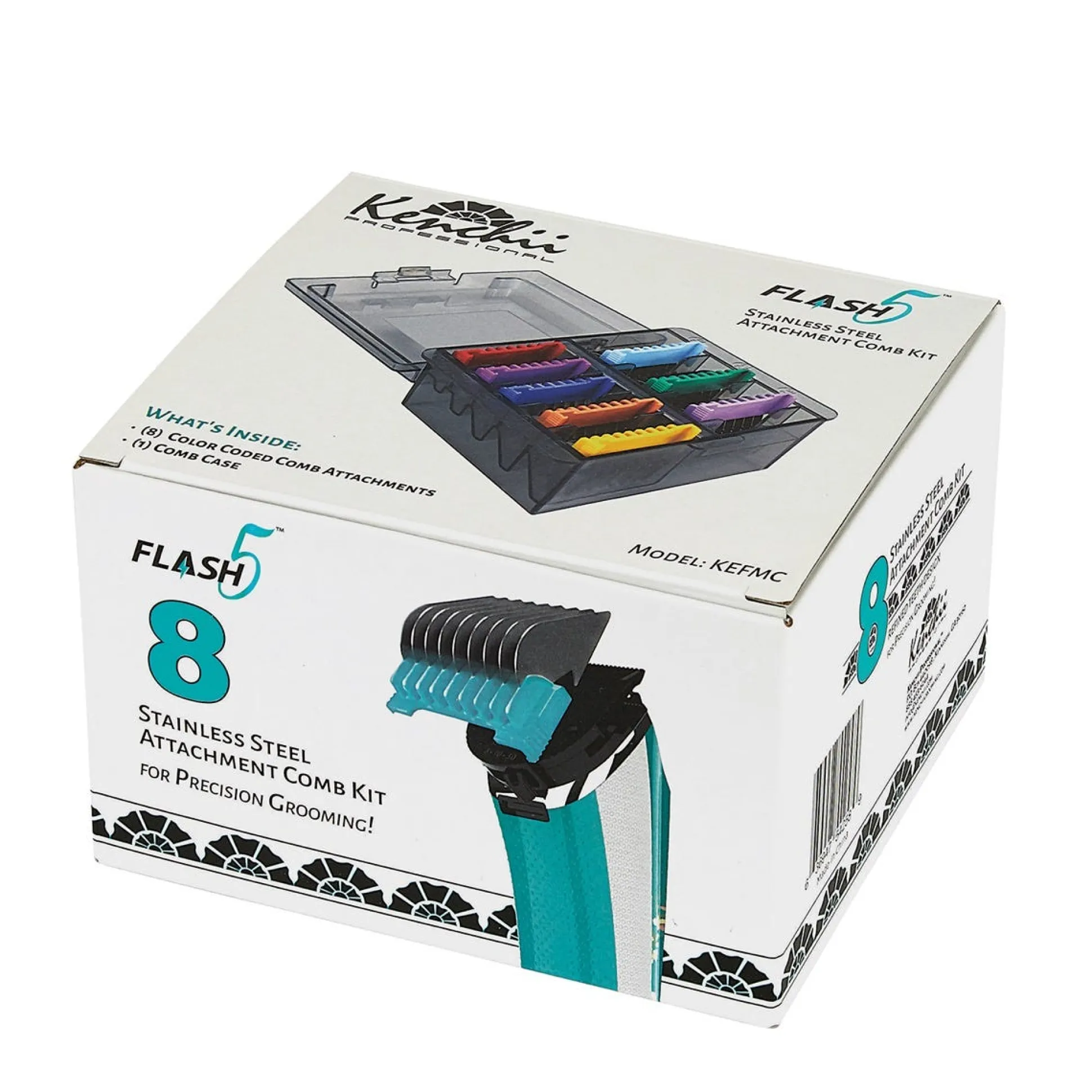 Kenchii Flash5 Attachment Comb Set 8pc
