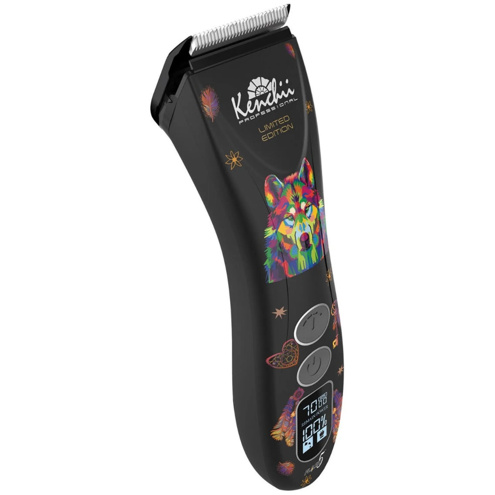 Kenchii Flash5 5-in-1 Digital Cordless Dog Hair Clipper