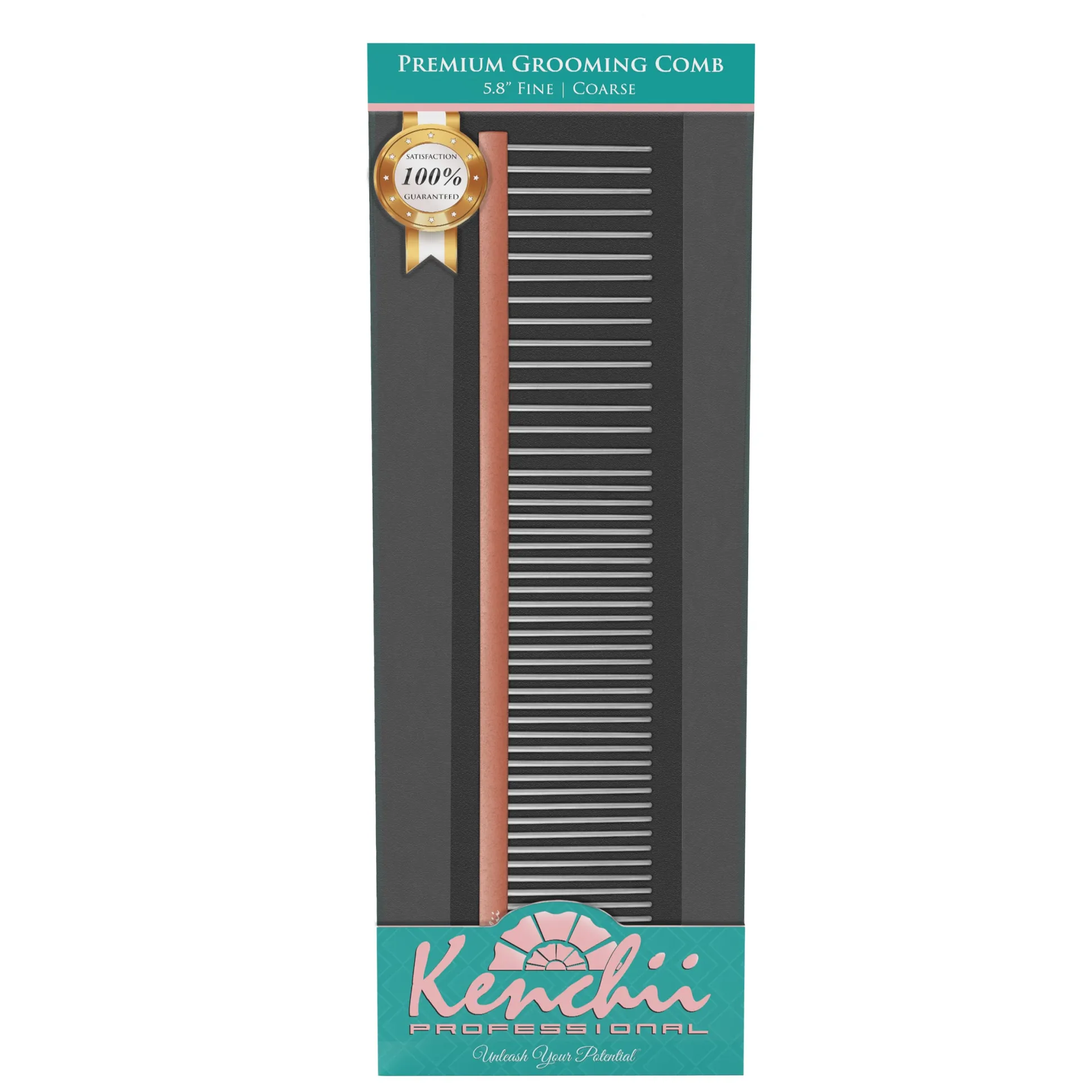 Kenchii Rose Gold Grooming Combs Fine/Coarse