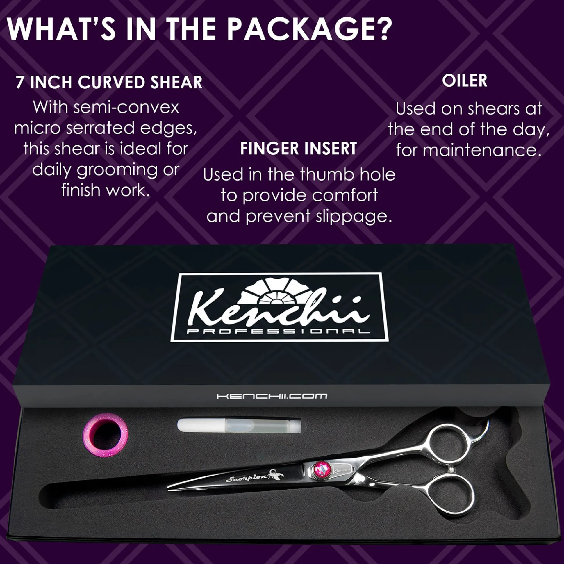 Kenchii Scorpion Curved Shears