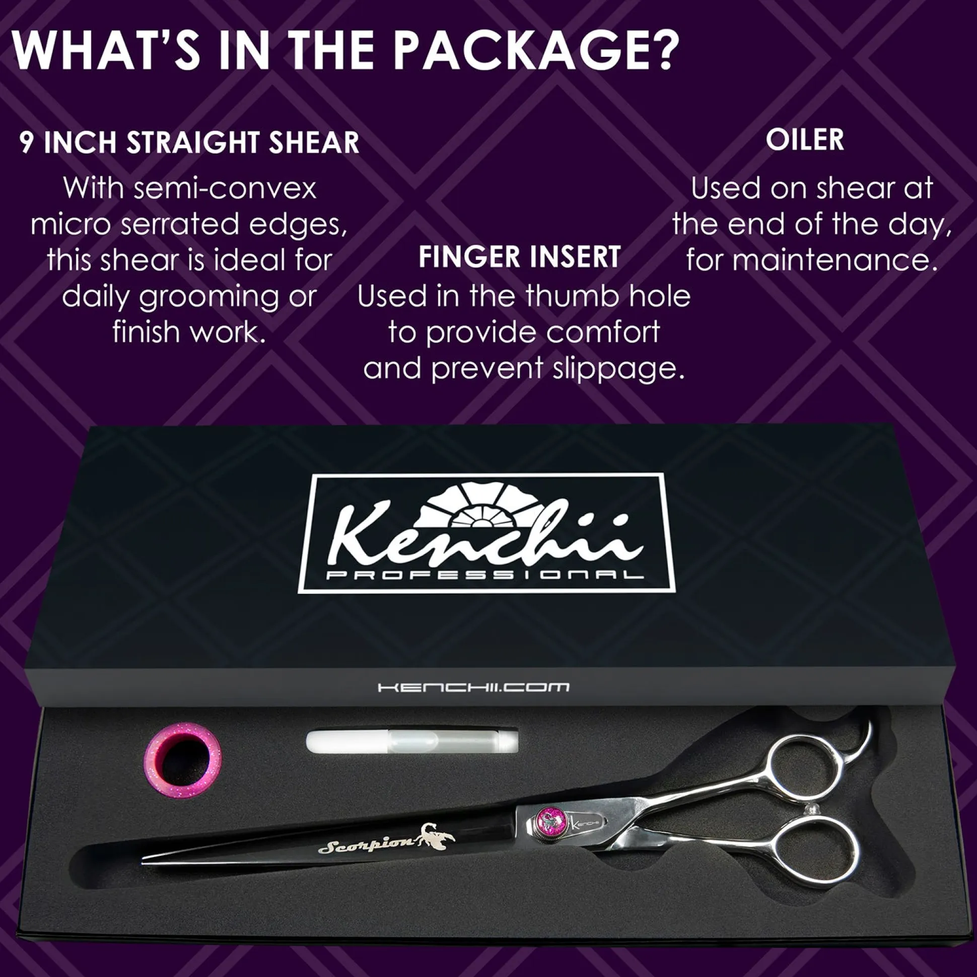 Kenchii Scorpion Straight Shears