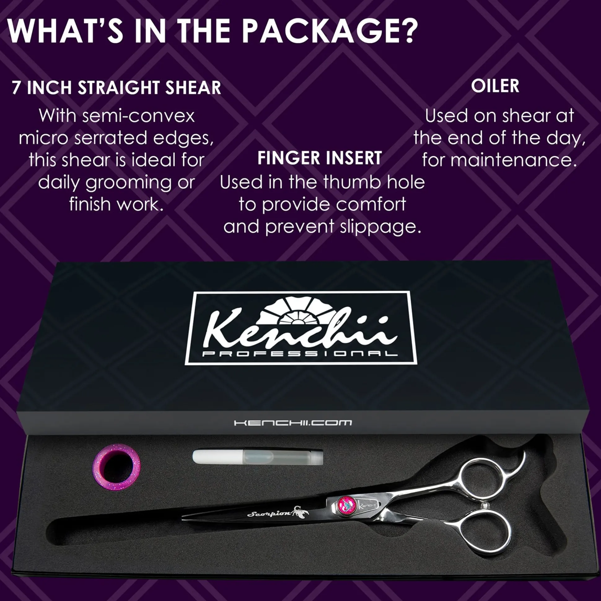 Kenchii Scorpion Straight Shears
