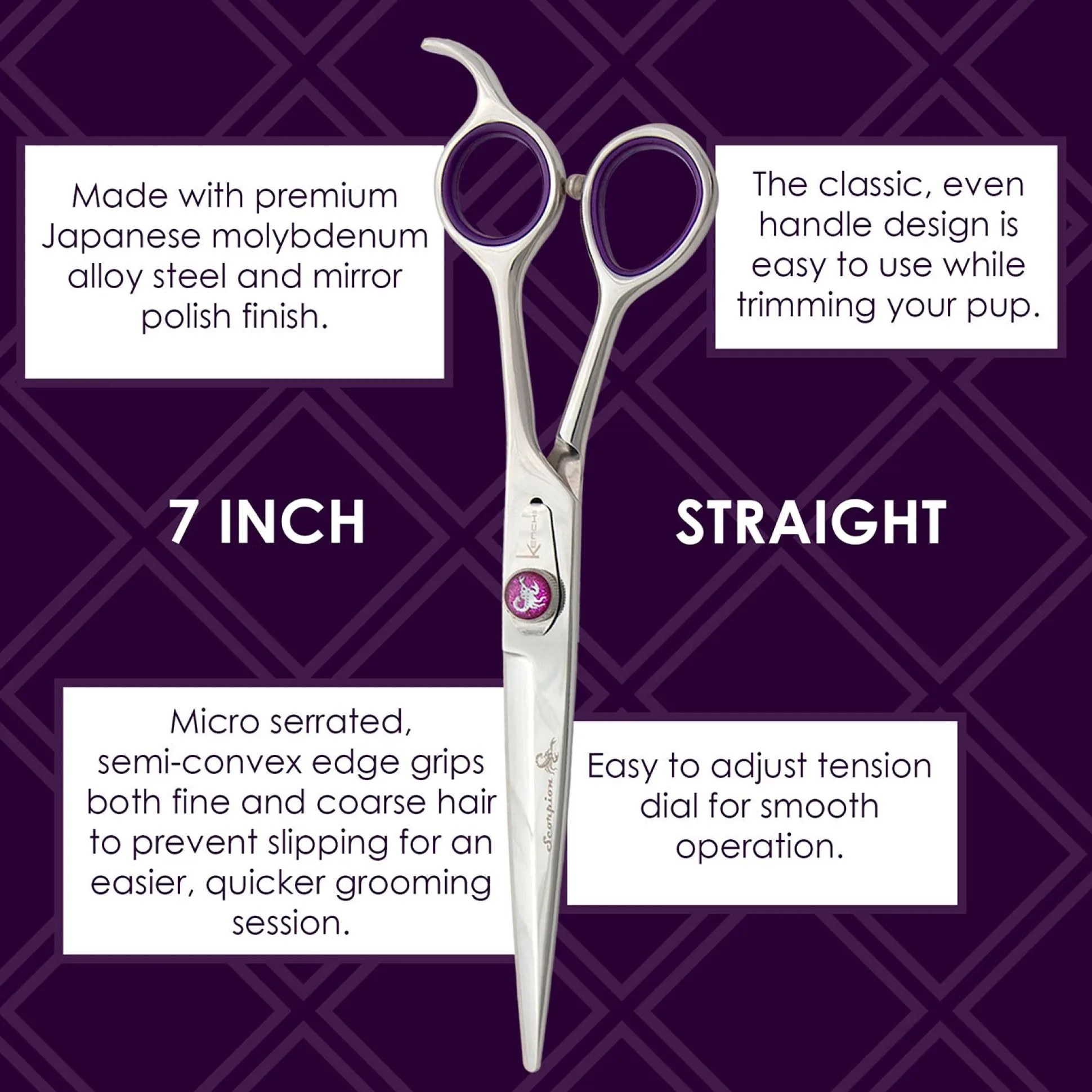 Kenchii Scorpion Straight Shears