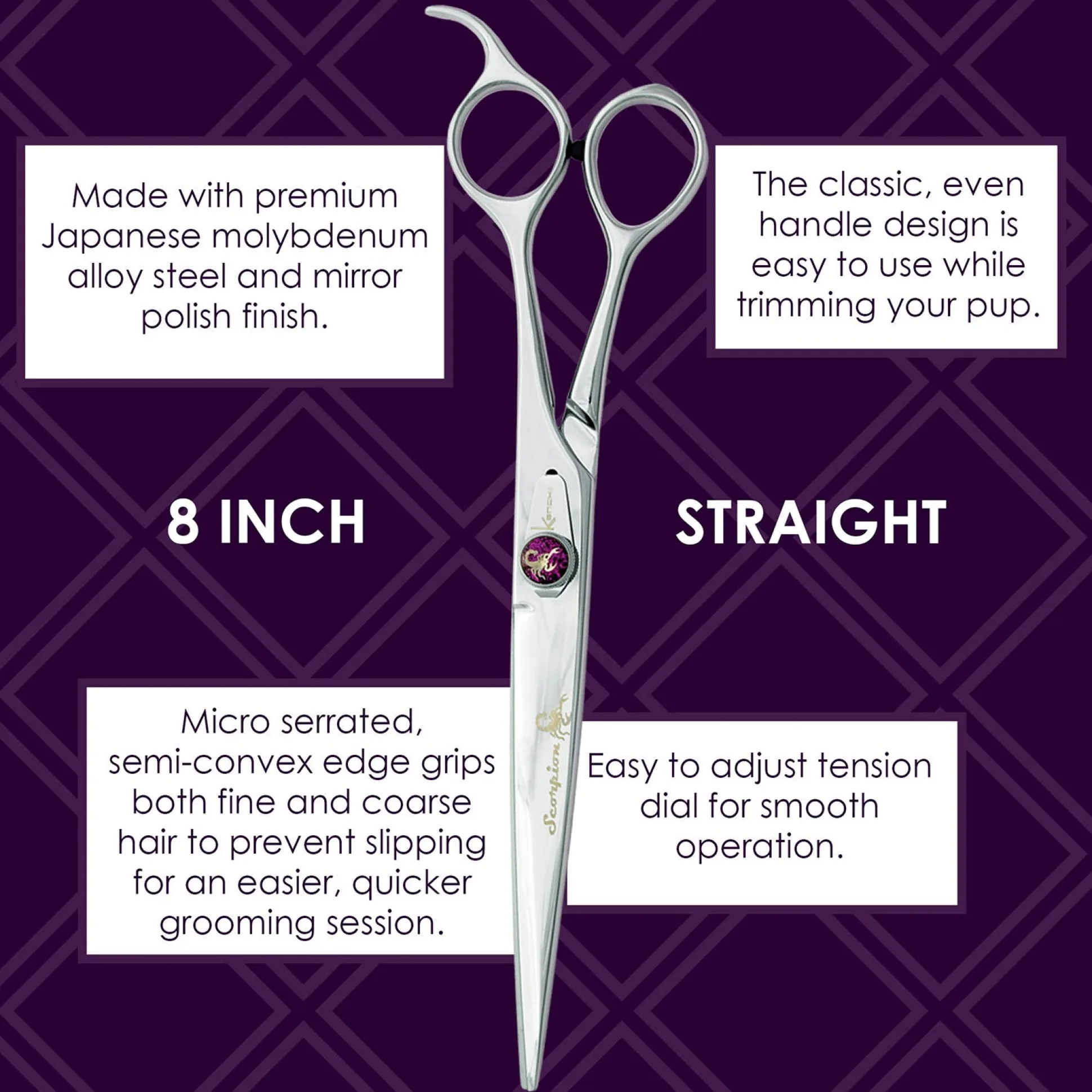 Kenchii Scorpion Straight Shears