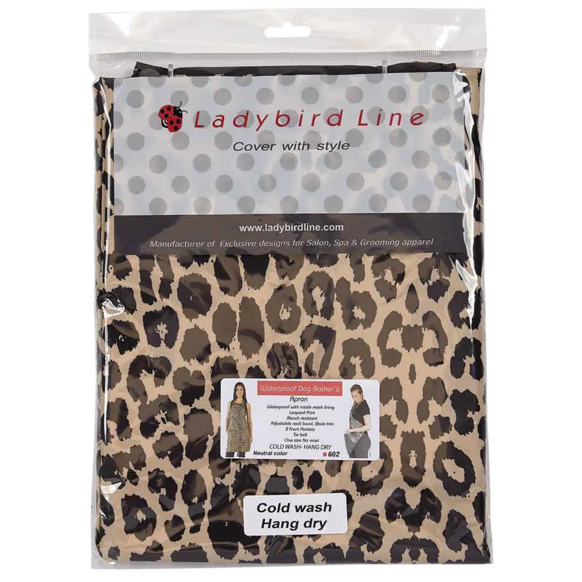 Ladybird Line Waterproof Leopard Print Aprons