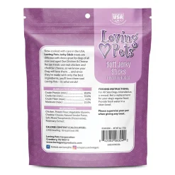 Loving Pets Chicken and Cheese Recipe Soft Jerky Sticks