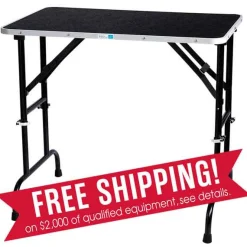 Master Equipment Adjustable Height Dog Grooming Tables