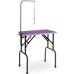 Master Equipment Dog Grooming Table w/36In Arm 30x18In Purple