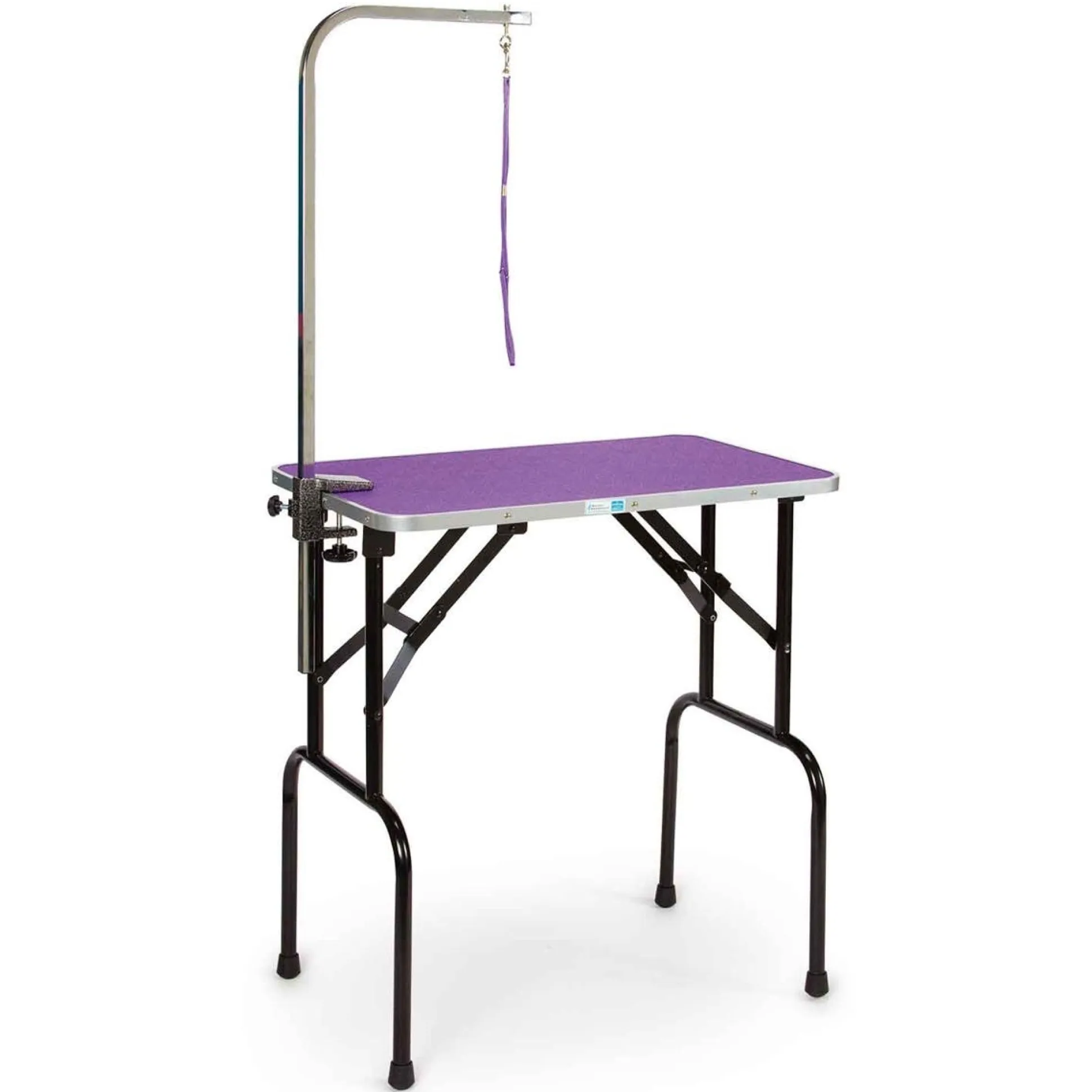 Master Equipment Dog Grooming Table w/36In Arm 30x18In Purple