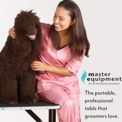 Master Equipment Dog Grooming Table w/Arm 42x24x30In