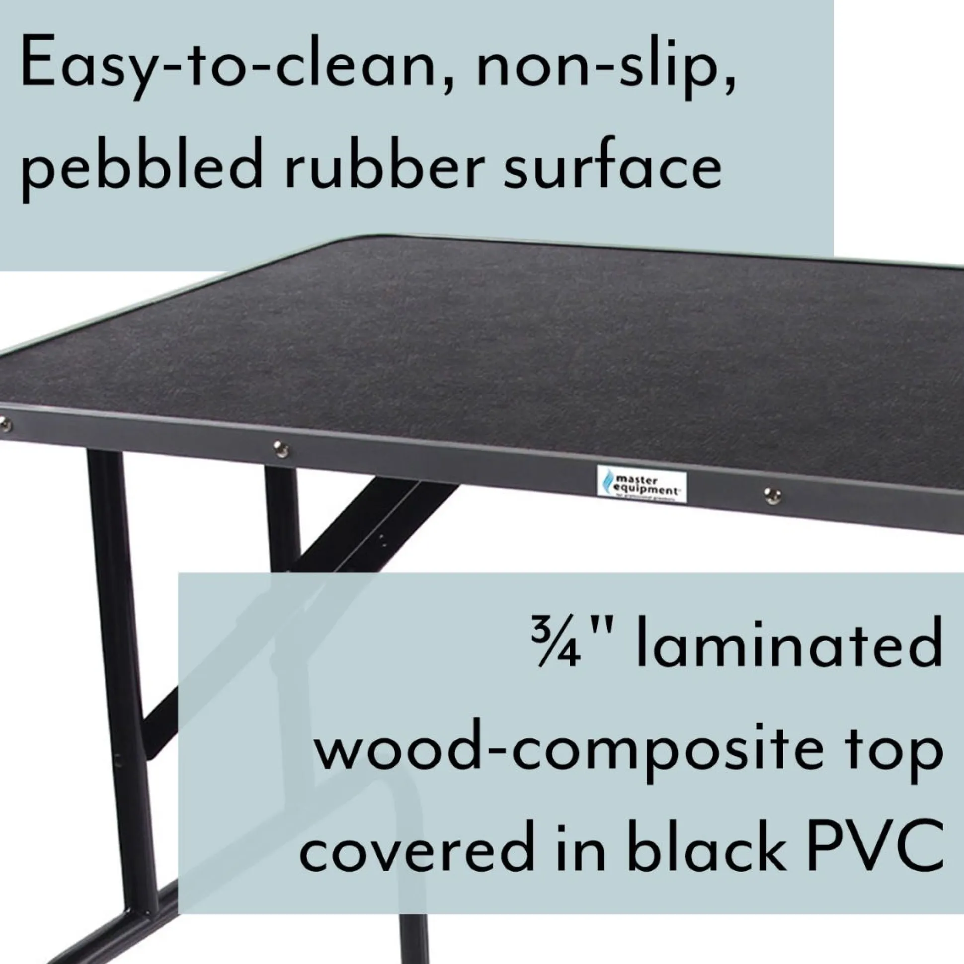 Master Equipment Dog Grooming Table w/Arm 42x24x30In