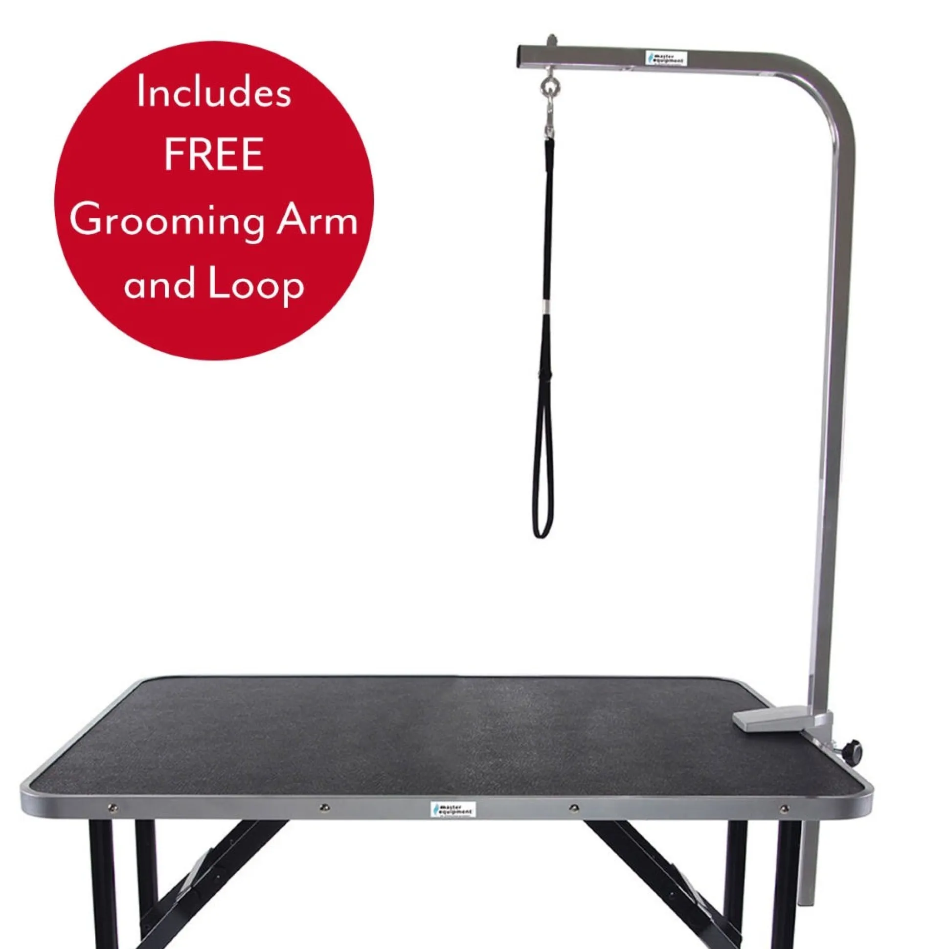 Master Equipment Dog Grooming Table with Arm 48x24x30In