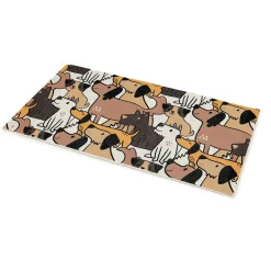 Master Equipment 48in Hair Catching Mat for Dog Grooming Tubs, Brown