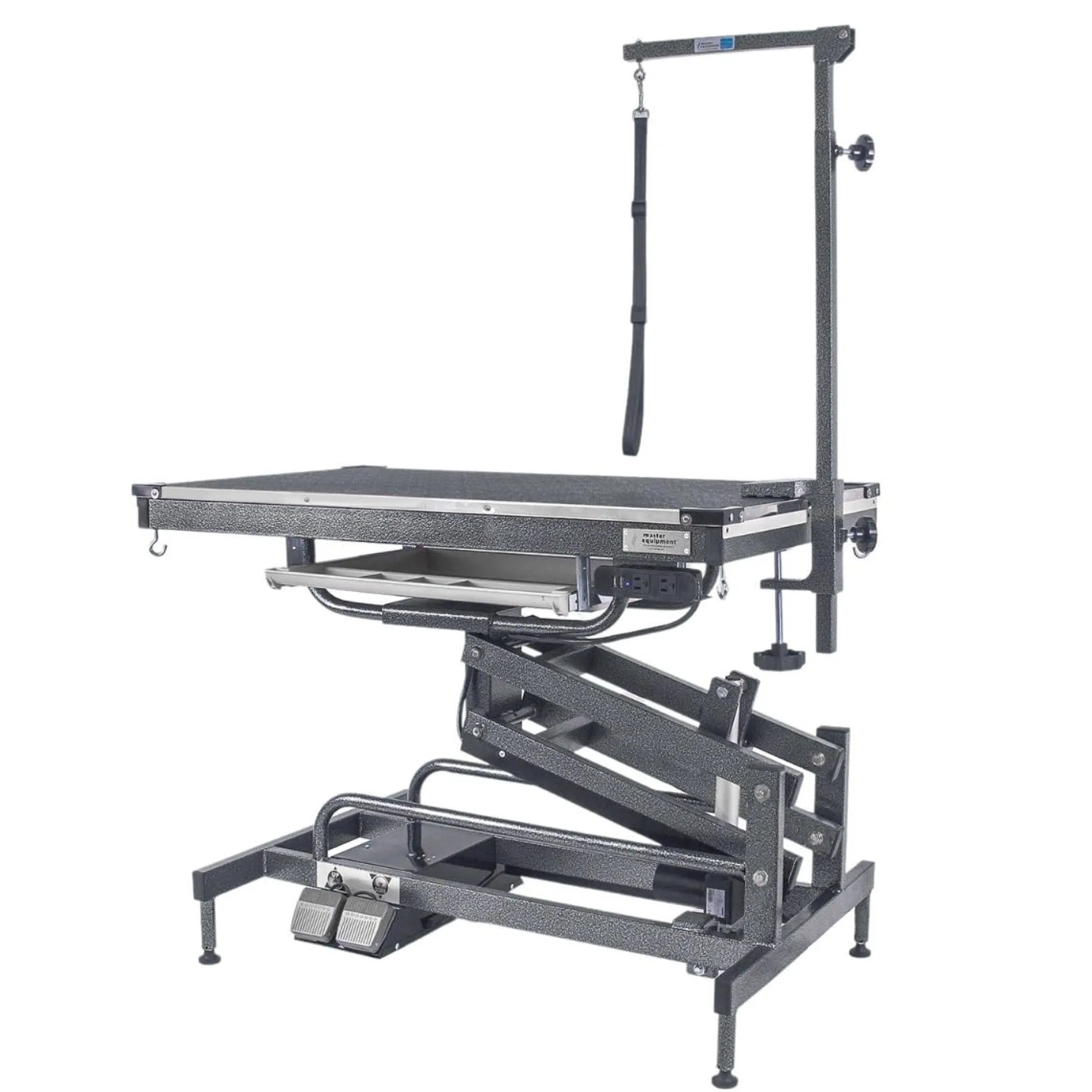 Master Equipment Origin III Electric Grooming Table with Outlets