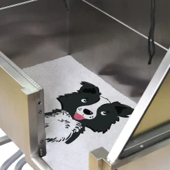 Master Equipment Pro Deluxe II Stainless Steel Dog Grooming Tub Left Door