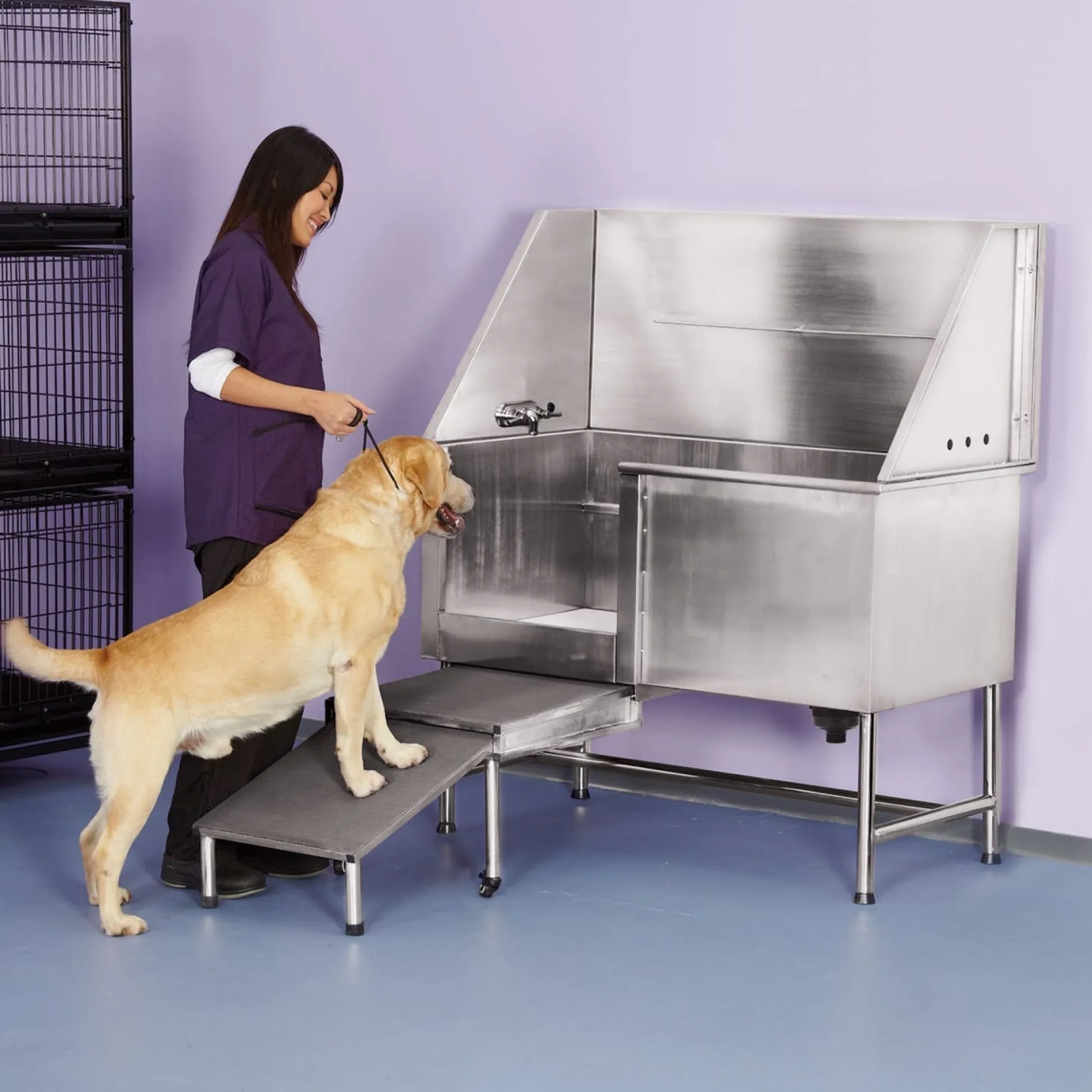 Master Equipment Superior Stainless Steel Dog Grooming Tubs