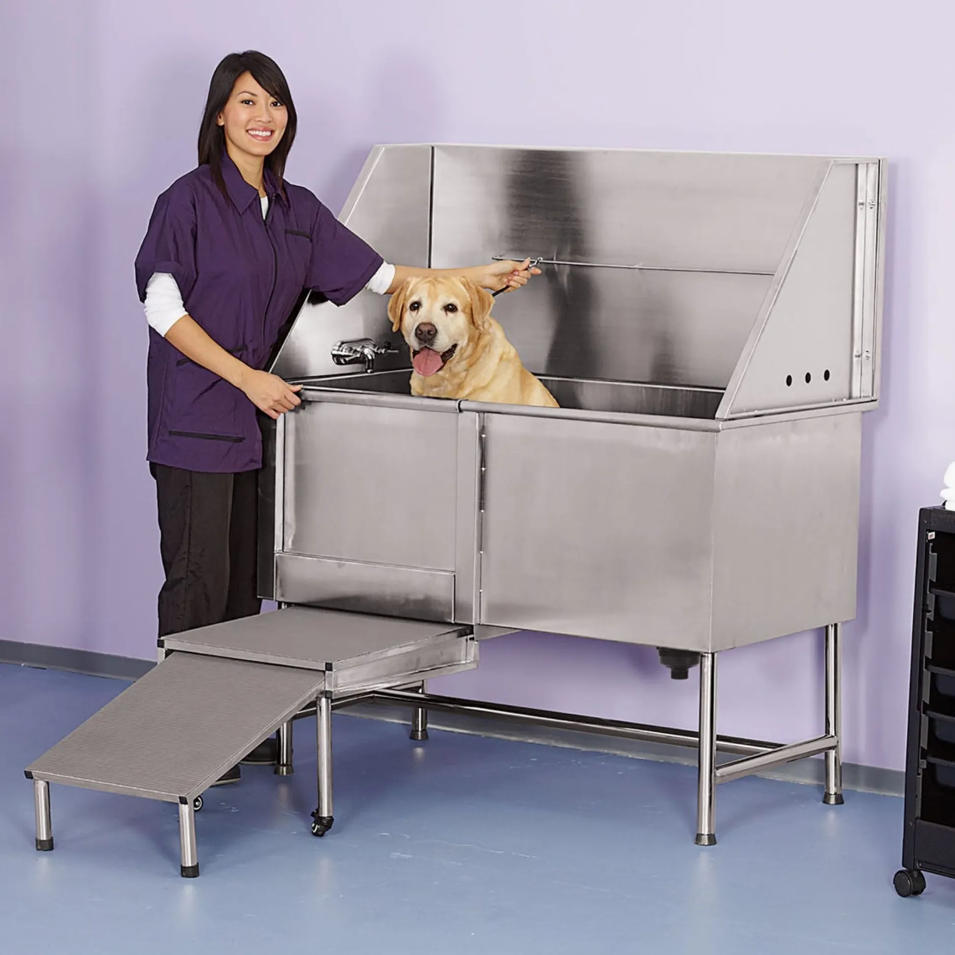 Master Equipment Superior Stainless Steel Dog Grooming Tubs