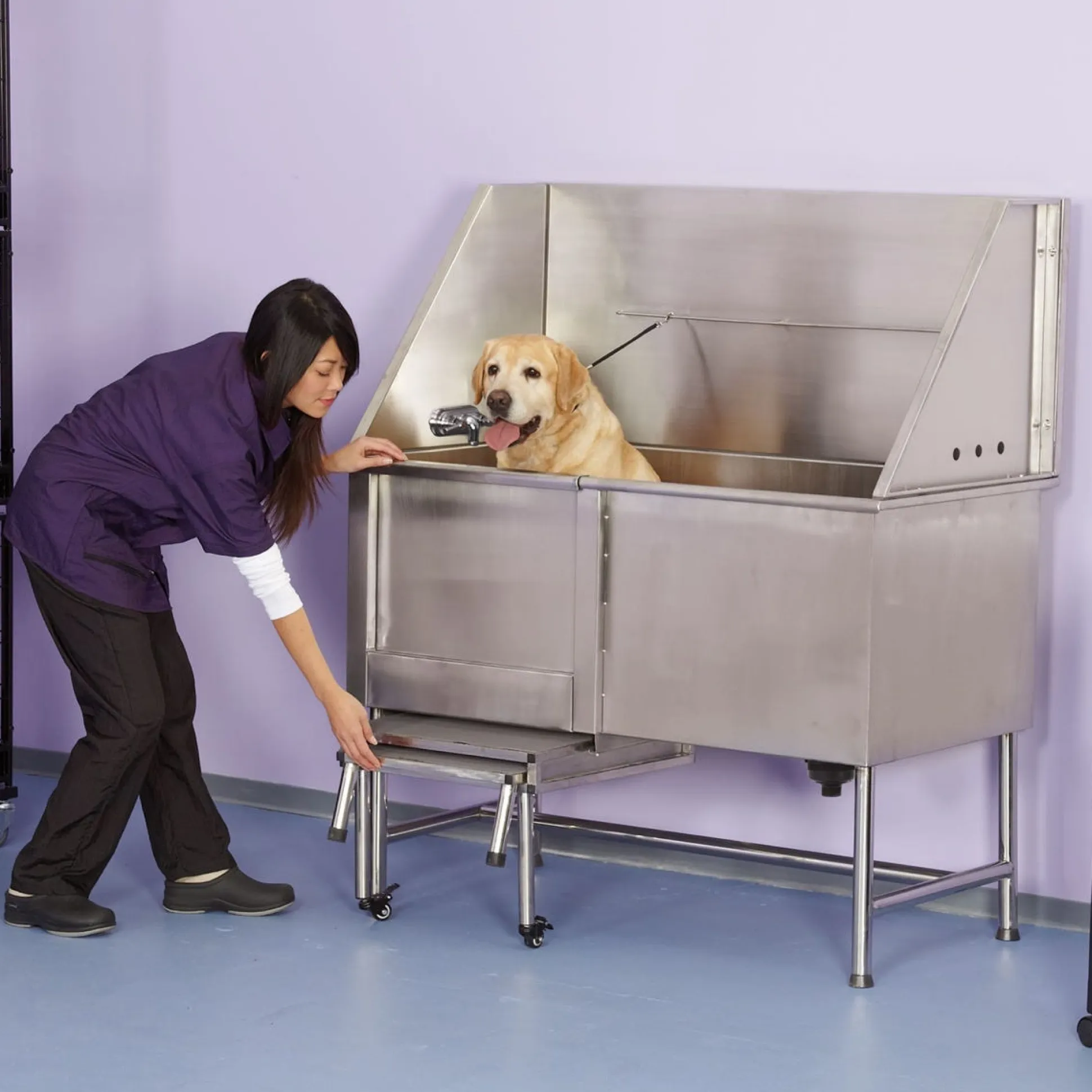 Master Equipment Superior Stainless Steel Dog Grooming Tubs