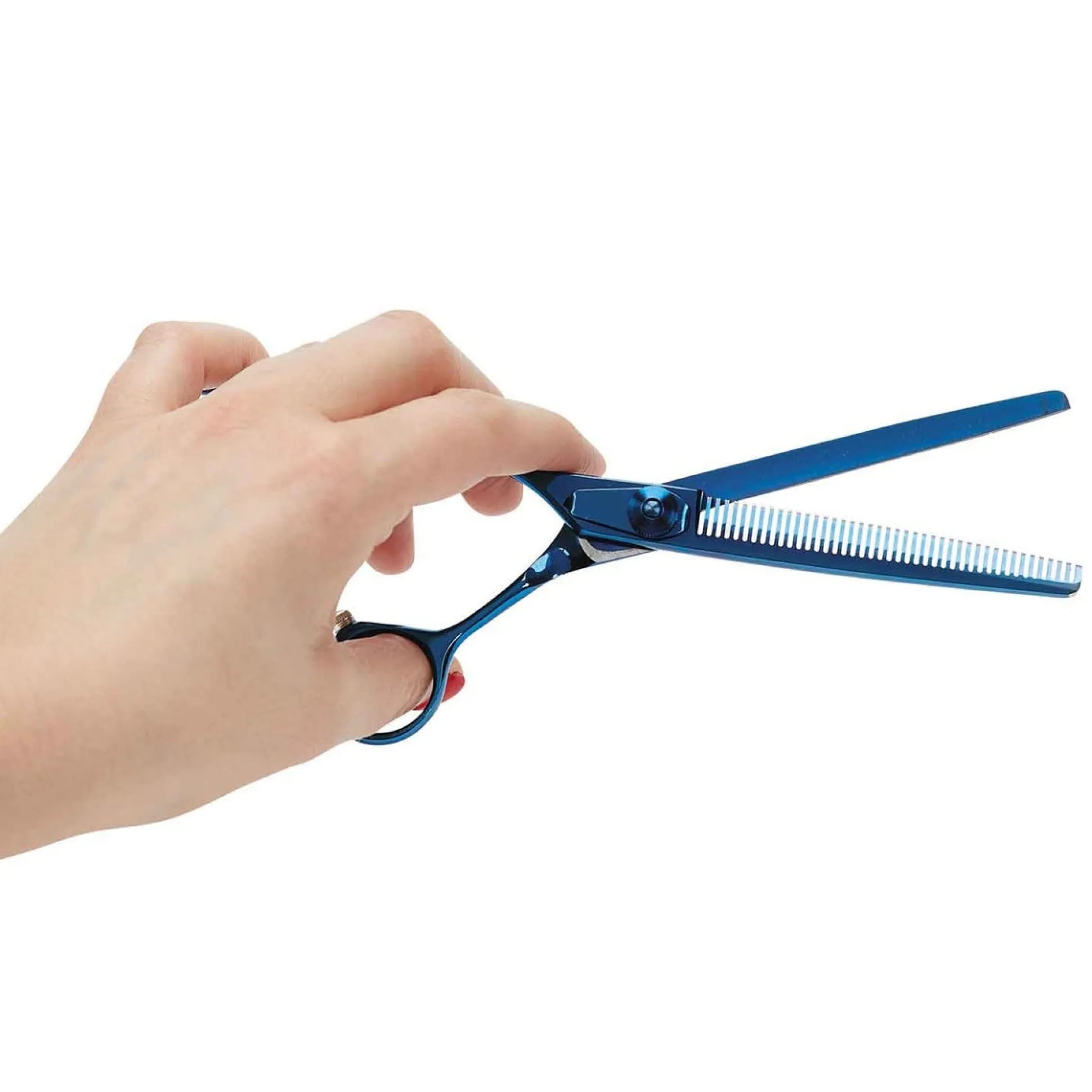 Master Grooming Tools 5200 Blue Ti 42T Thining Shear Left