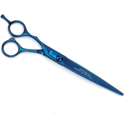 Master Grooming Tools 5200 Blue Titanium Lefty 3-Piece Shear Kits