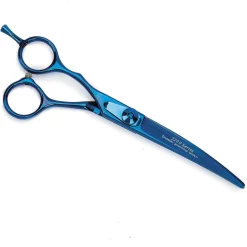 Master Grooming Tools 5200 Blue Titanium Lefty 3-Piece Shear Kits