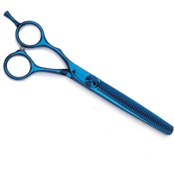 Master Grooming Tools 5200 Blue Titanium Lefty 3-Piece Shear Kits