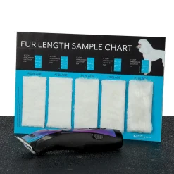 Master Grooming Tools Fur Length Sample Chart for Blades