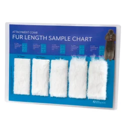 Master Grooming Tools Fur Length Chart for Attachment Combs