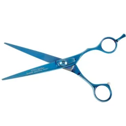 Master Grooming Tools 5200 Series Blue Titanium Straight Shears