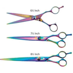 Master Grooming Tools 5200 Series Rainbow Straight Shears