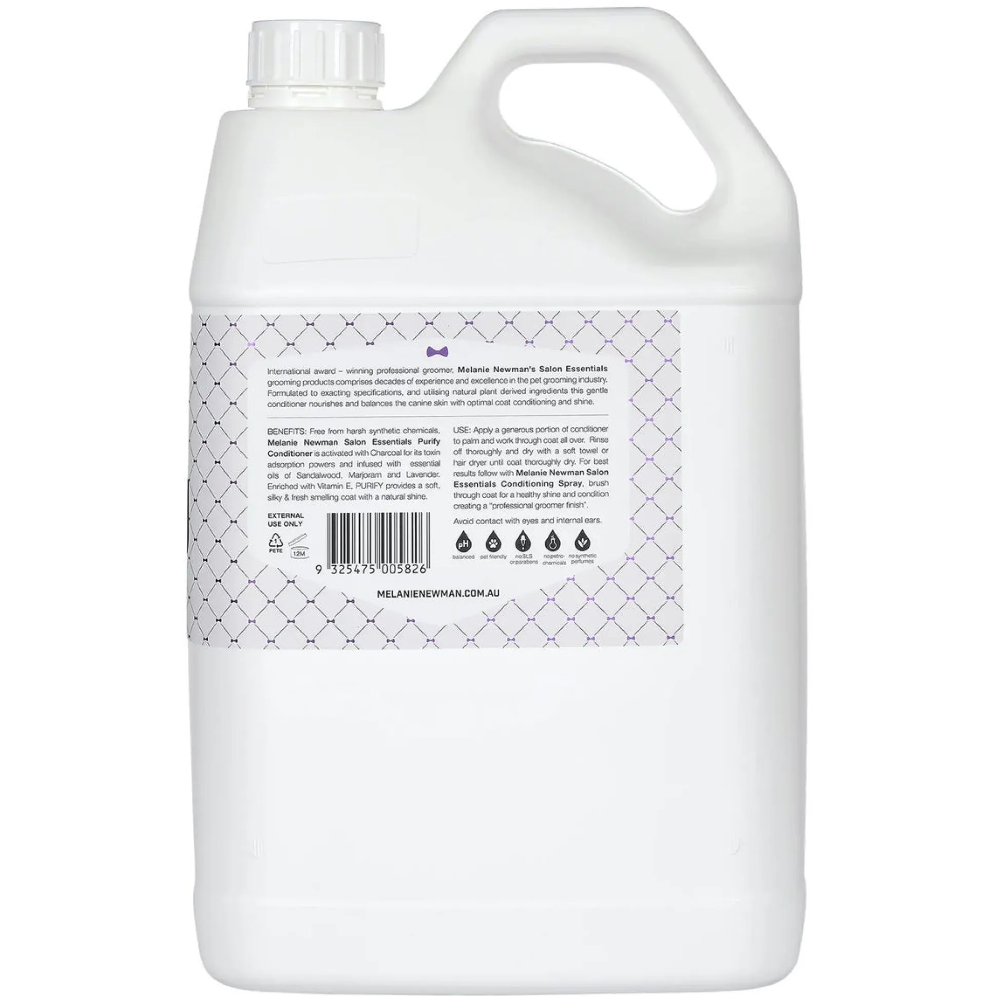 Melanie Newman Purify Dog Grooming Conditioner