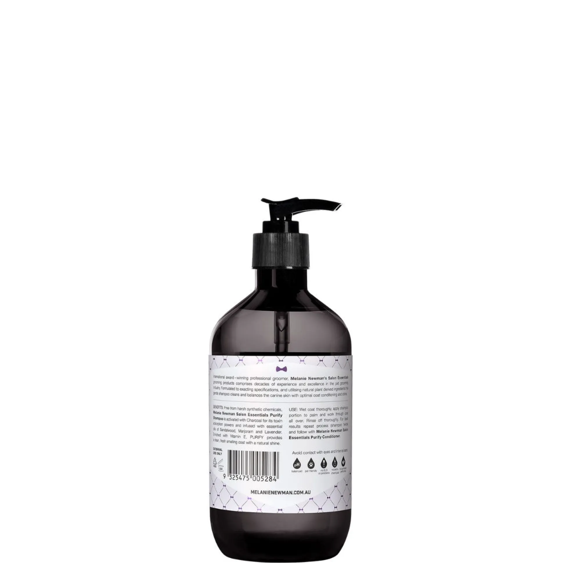 Melanie Newman Purify Dog Grooming Shampoo