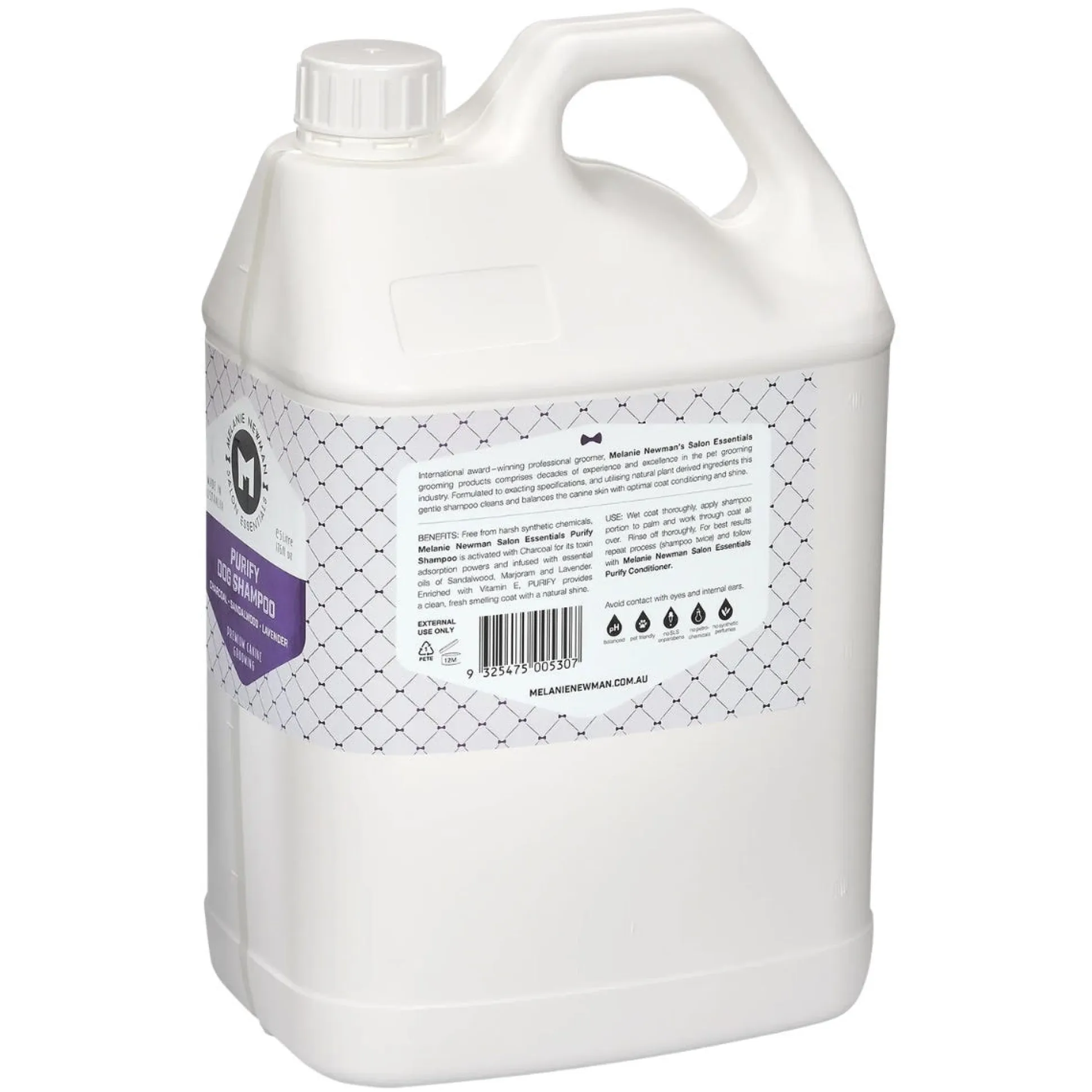 Melanie Newman Purify Dog Grooming Shampoo