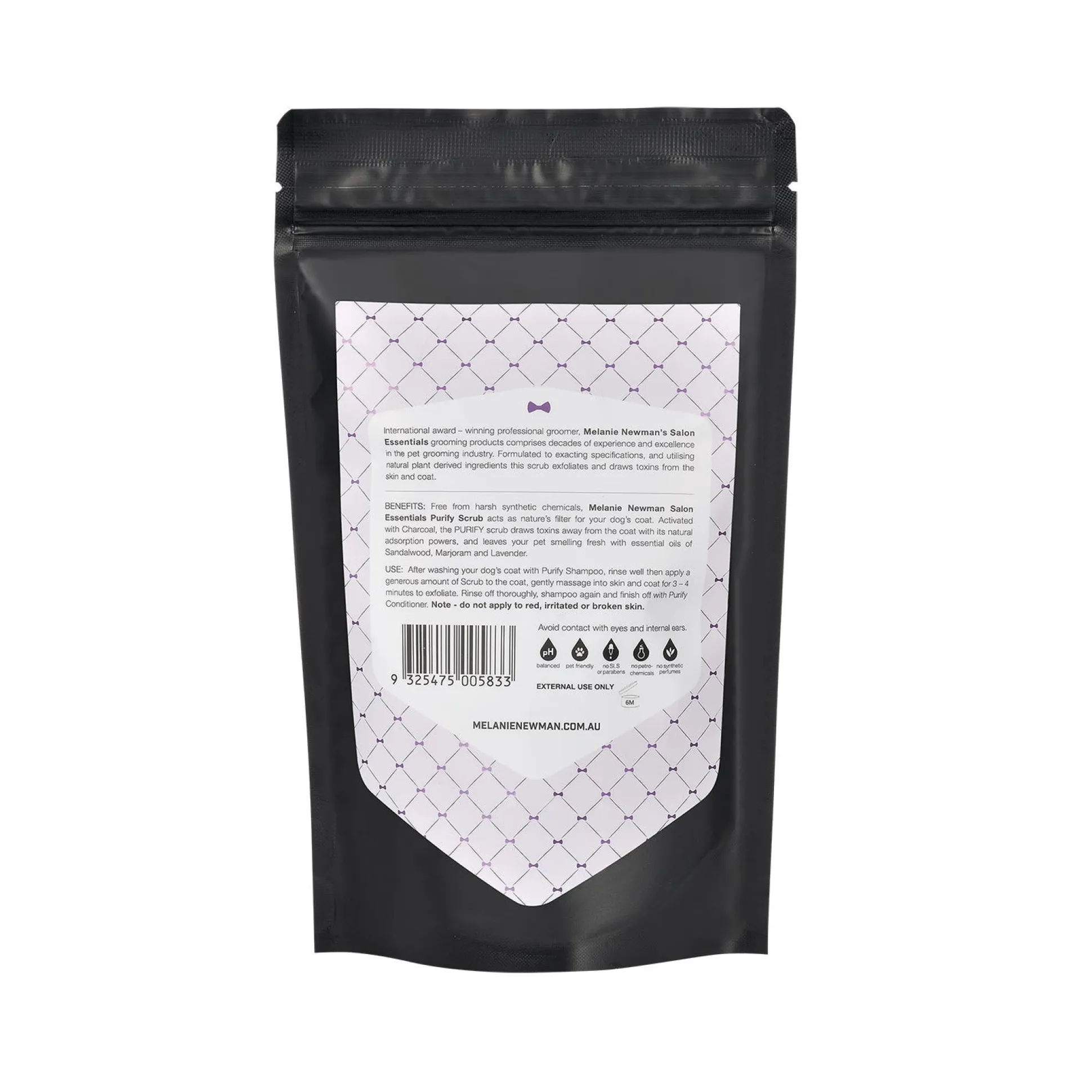 Melanie Newman Purify Dog Scrub