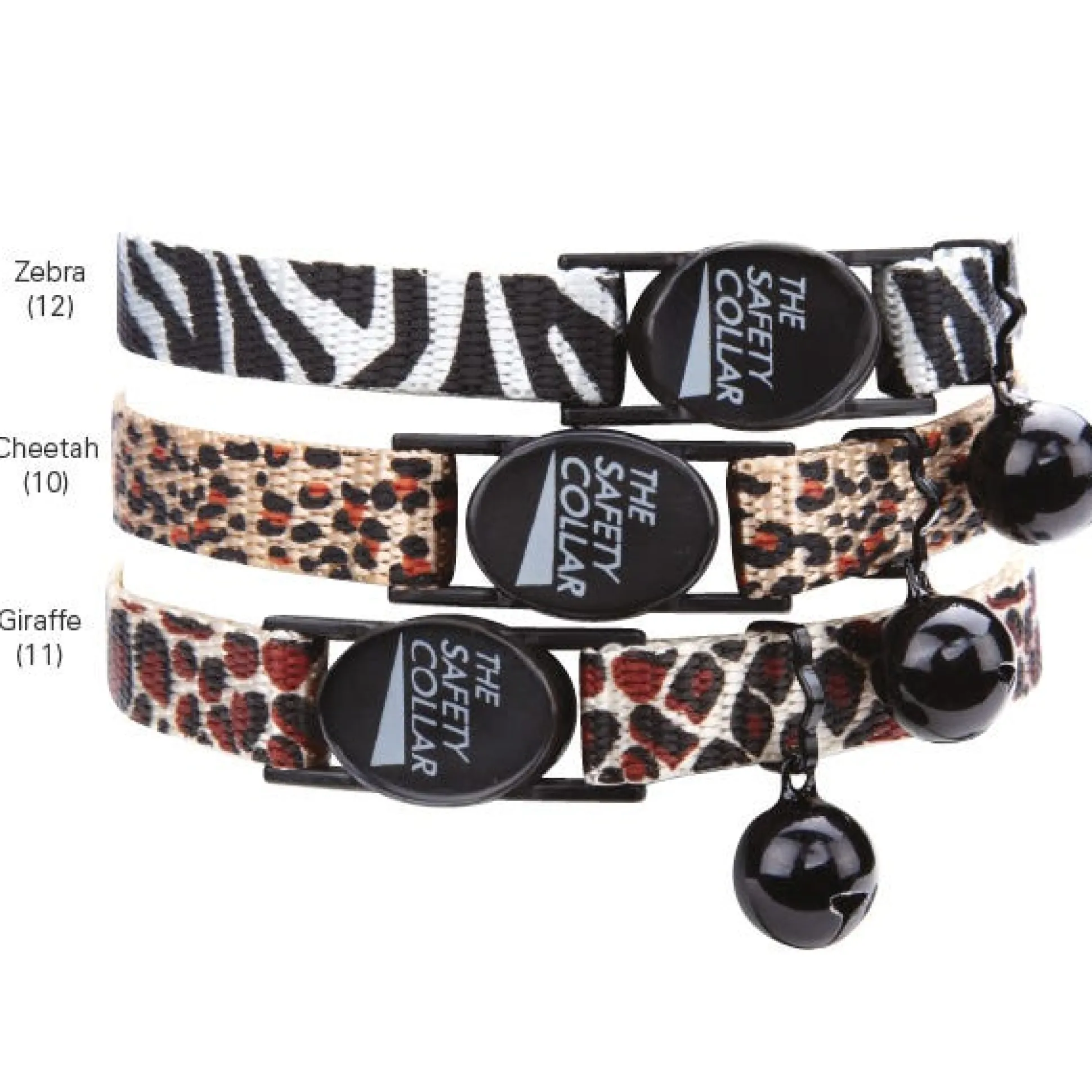 Meow Town Collection Animal Print Cat Collars