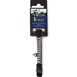Meow Town Rhinestone Cat Collars