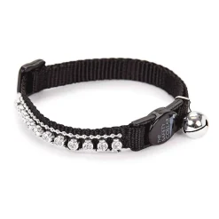 Meow Town Rhinestone Cat Collars