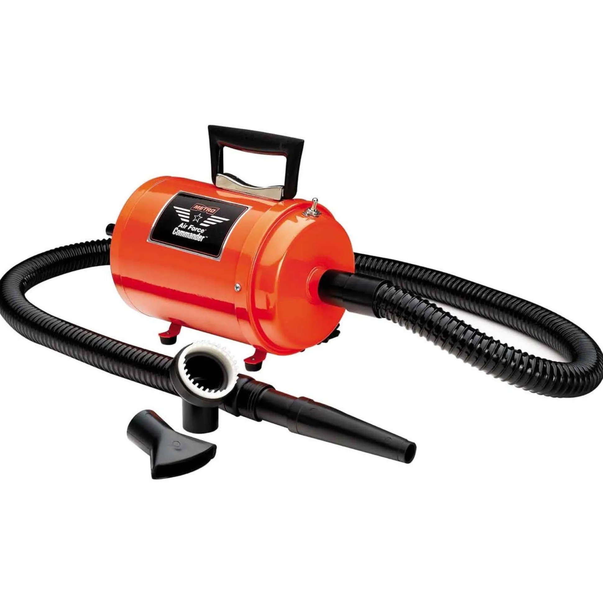 Metro Air Force Commander 2-Speed Dog Dryer 4.0HP Orange