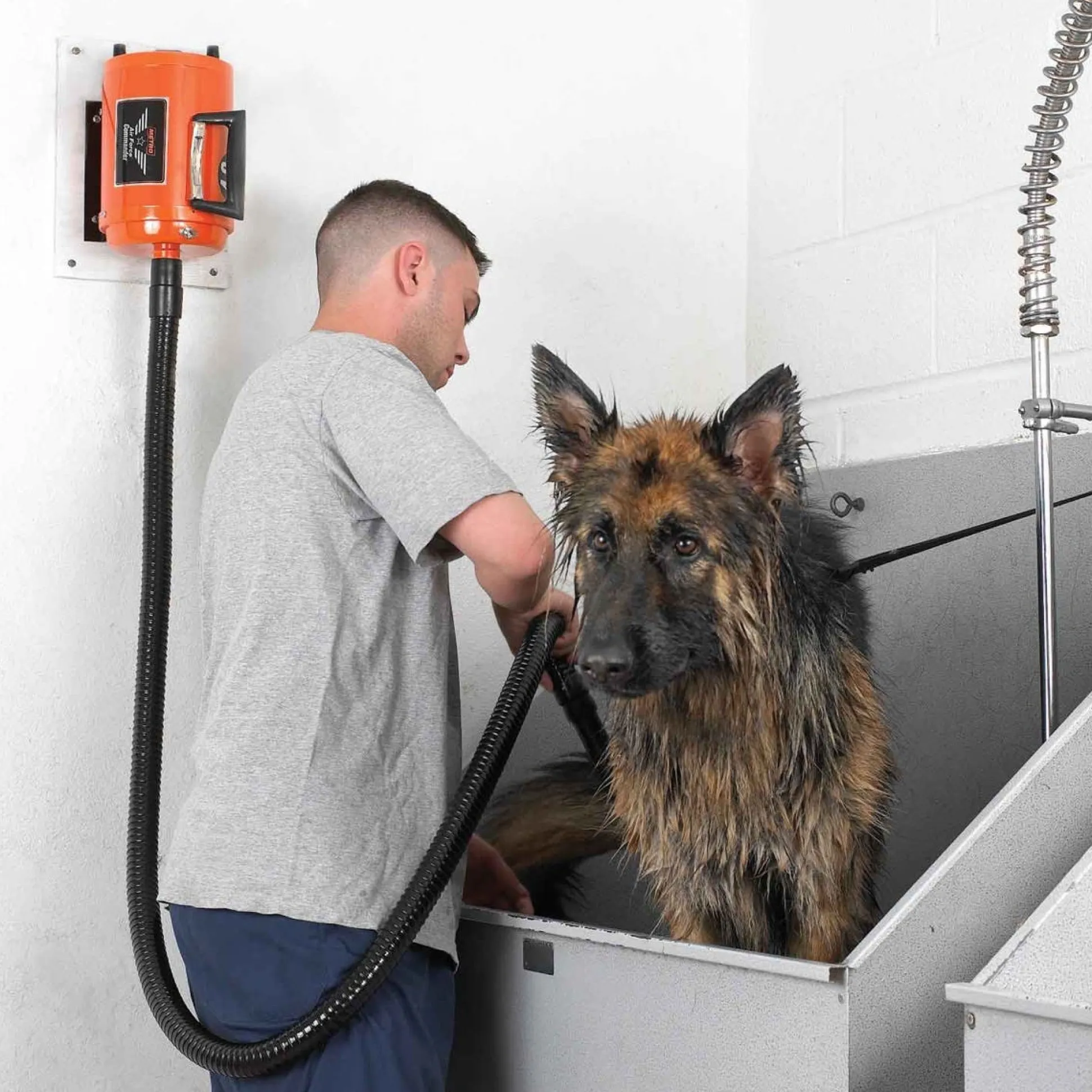 Metro Air Force Commander 2-Speed Dog Dryer 4.0HP Orange